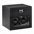 Coffret Remontoir 2 Remontoirs + Rangement 8 Montres — Coloris: Noir