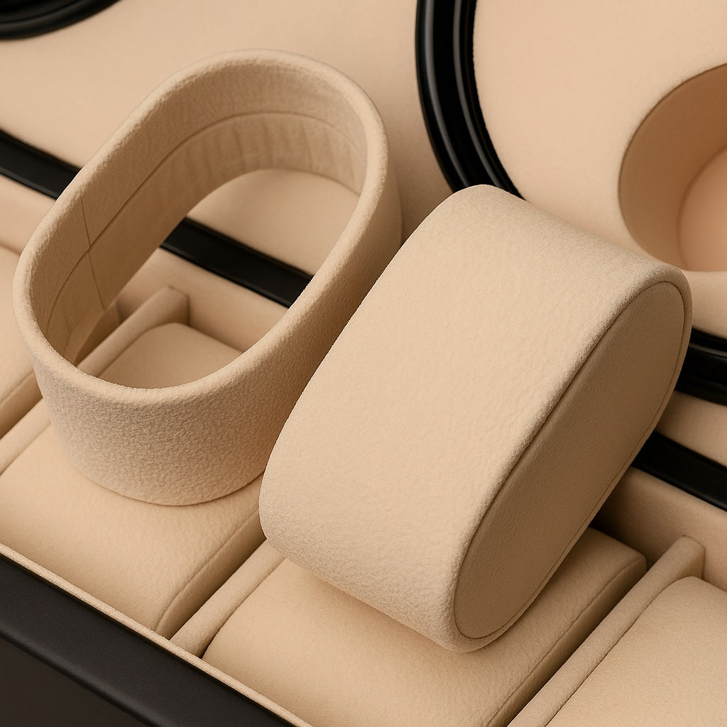 Coffret Remontoir 4 Montres — Coloris: Noir, intérieur