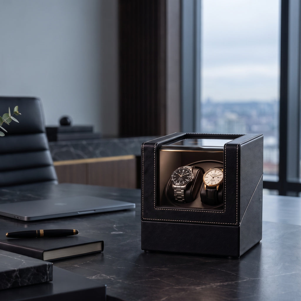 Remontoir Double pour 2 montres, bureau