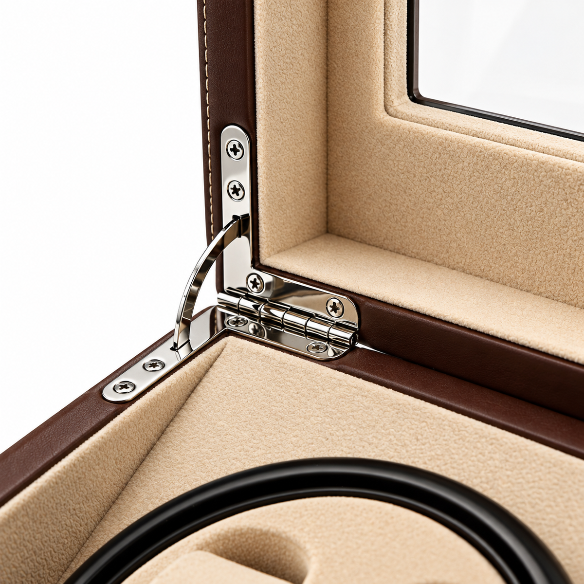 Coffret Remontoir 4 Montres — Coloris: Marron, vue 1