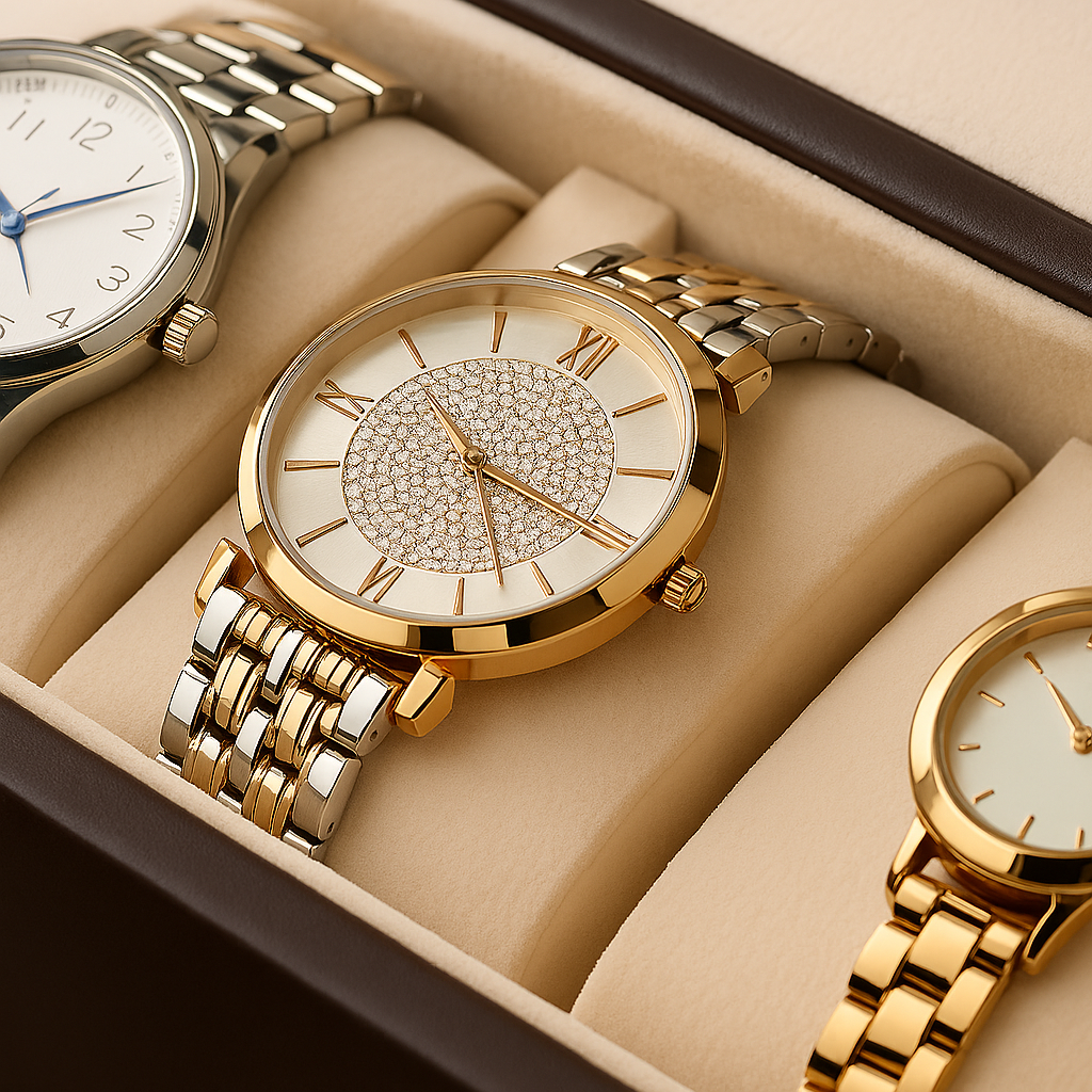 Coffret Remontoir 4 Montres — Coloris: Marron, vue 2